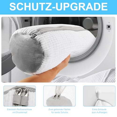 2-in-1 Shoe Washing Bag for Washing Machine–Trainer wash bag — view 3