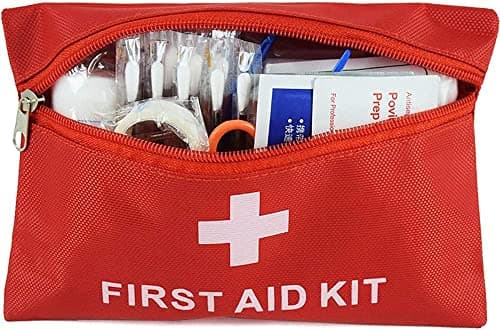 AOUTACC 12 Pack Mini First Aid Kit Empty Bag, Travel Empty First Aid Kit Pouch Bag for Emergency at Home, Office, Car, Outdoors, Boat, Camping, Hiking(Bag Only) — view 3