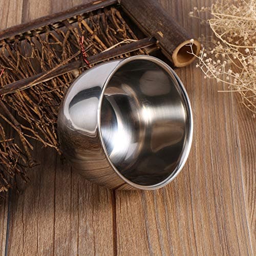 Fabater Stainless Steel Shaving Bowl, Rust-Resistant Beard Soap Mug — view 4