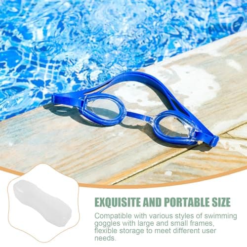 Beaupretty 3pcs Swim Goggle Case Protective Storage Box for Swimming Glasses Made of Sturdy Plastic Multipack Convenience for Travel and Swimming Practice Suitable for Families and Frequent — view 3