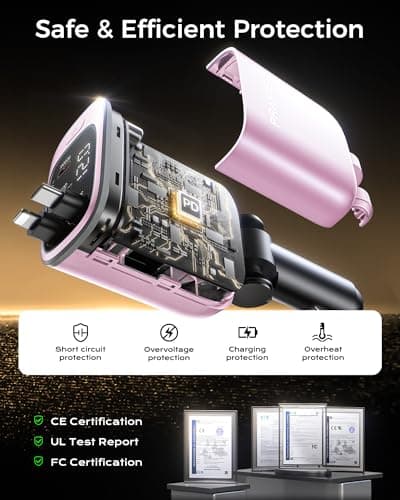 Fast Retractable Car Charger 4in1 Car Phone Charger for iPhone iPad Android — view 5