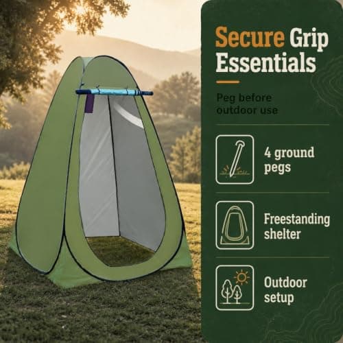 Shower Privacy Toilet Tent Beach Portable Changing Dressing Camping Pop Up tents Room Sun Sunshade Baby Outdoor Backpack Shelter Canopy (GREEN) — view 5