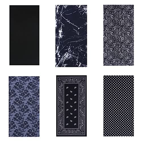 wonderCat LONDON 6 PCS Unisex Neck Warmer, Tube Seamless Multifunctional Balaclavas, Face Cover, Face mask, Cycling mask, Ski Mask, Face Snoods Headwear, Cycling Daily Wear (Great Mix A (Z6DWMIXA)) — view 2