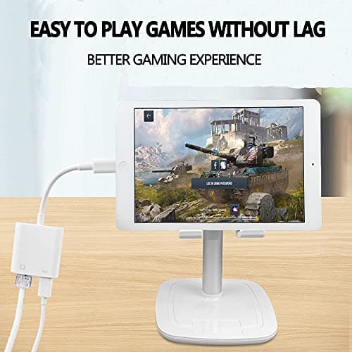Lightning to RJ45 Ethernet LAN Network Adapter with Charge Port for Select iPhone,iPad Models 100Mbps Charging Plug and Play — view 5