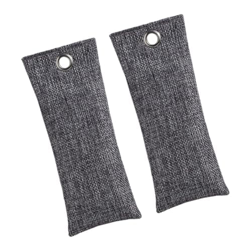2Piece Set Natural Shoe Deodorizer Bags with Activateds Charcoal for Footwear, Gym Gear & Home Removal Charcoal Freshener Bags