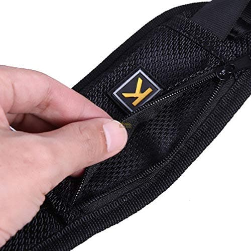 London Express Camera Shoulder Strap, Anti-slip Over Shoulder Camera Sling Strap Quick Release with Safety Tether, Comfortable Camera Neck Strap for for Canon Nikon Sony DSLR SLR, Black, One Size — view 2