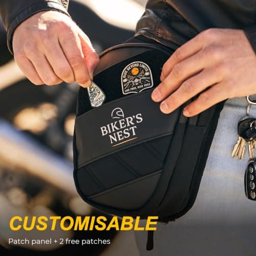 Waterproof Motorcycle Leg Bag, Expandable Thigh Bag 2.3–3.3L — view 2