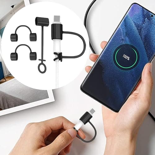Cable Adapter Holder Silicone Anti-Lost Cover Converter Case Strap — view 6