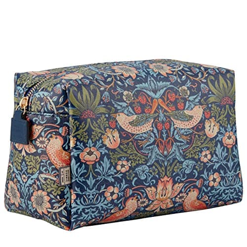 William Morris At Home Toiletry & Cosmetic Washbag, Zip Closure,