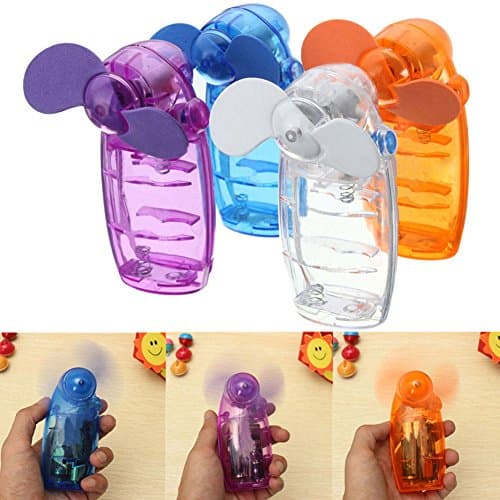 Steellwingsf Portable Mini Handheld Battery Powered Travel Outdoor Cooling Fan Cooler Gift — view 2