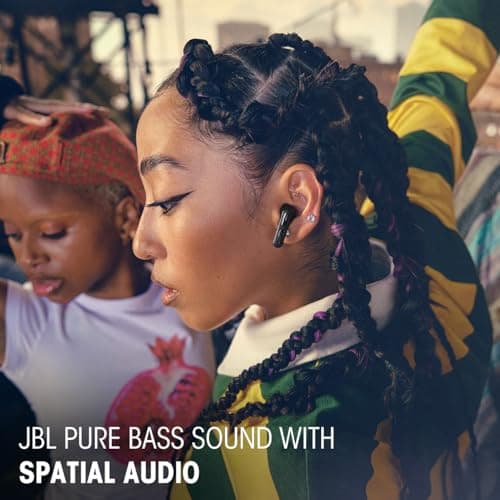 JBL Tune Flex 2, True Wireless Noise Cancelling Earbuds, Black — view 4