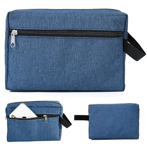 Toiletry Bag for Men,Portable Travel Wash Bag,Oxford Fabric Waterproof and Scratch-Resistant Zipper Design,Small Body and Large Capacity Cosmetic Bag Resistant Hanging Toiletry Travel Bag