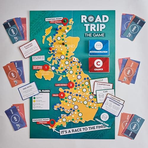 Road Trip The Game - The Exhilarating & Hilarious Board Game for Family & Friends | Adults, Teens & Kids | 2-6 Players — view 2