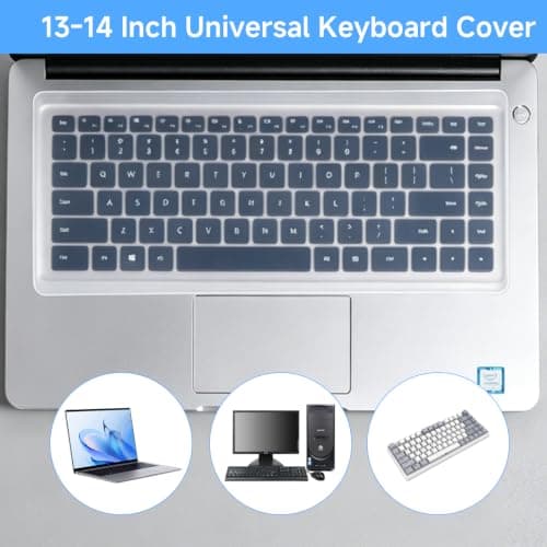 2 Pack Laptop Keyboard Covers Universal for 13-14 Inch Laptop Computer — view 6