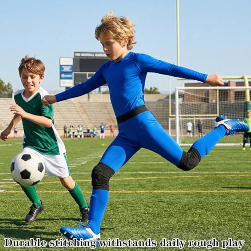 Valcatch Kids Boys Thermal Base Layer Set Football Skins Blue, 8-9 Years — view 5