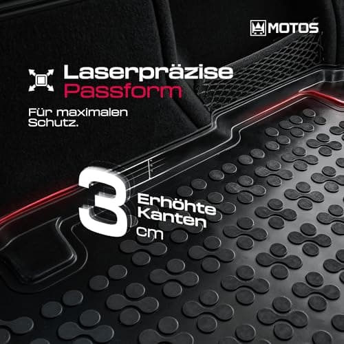 M MOTOS Rubber boot mats fits for Lexus ES VII since 2018 Improve your travel comfort with anti-slip mat - all-weather boot mat car, protection from dirt — view 4