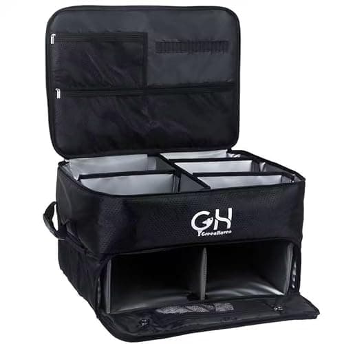 Uniclife Golf Trunk Organizer Waterproof Car Golf Shoes Bag Storage Box