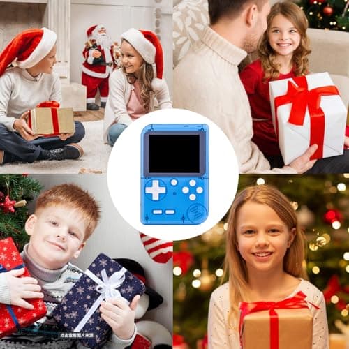 Handheld Game Console for Kids Pre-loaded 289 Video Games, Travel-friendly Handheld Video Game Console with 2.8" Color Screen, Rechargeable Battery, Handheld Electric Game Player for Boy Girl — view 6