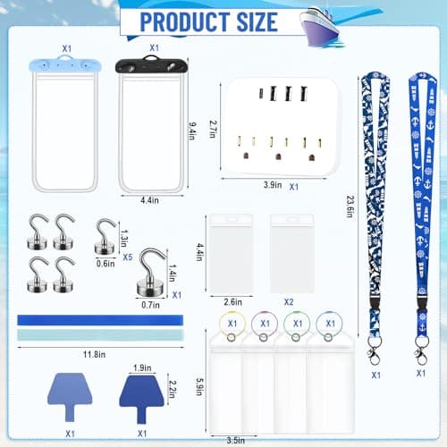 Cruise Ship Essentials Kit 2026, Vacation Essentials for All Cruise Lines — view 6