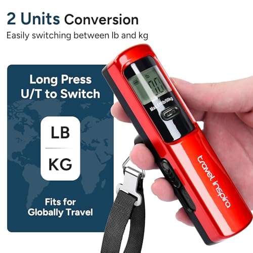 travel inspira Battery-Free Luggage Scale, Suitcase Weighing Scales — view 5