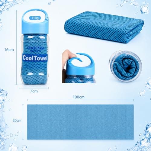 Boyfield Cooling Towel for Neck, Microfibre Ice Cold Towel 30x100cm — view 2