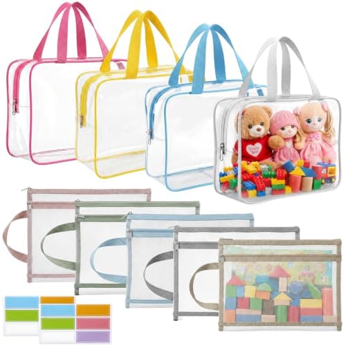 9 Pcs Toy Storage Bags Set, Toy Organizers and Storage