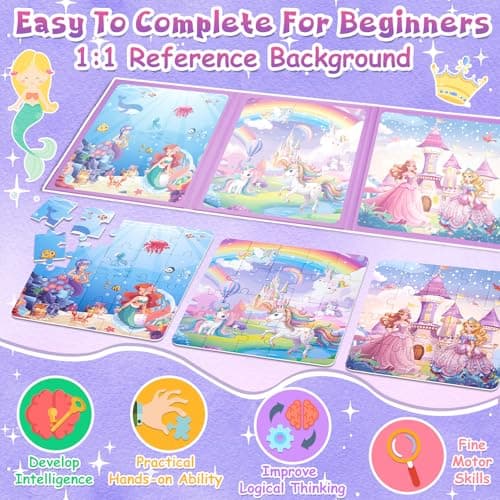 Girls Birthday Presents 3-4-5 Year Old Girl Gifts Puzzles Toys Travel Games — view 4