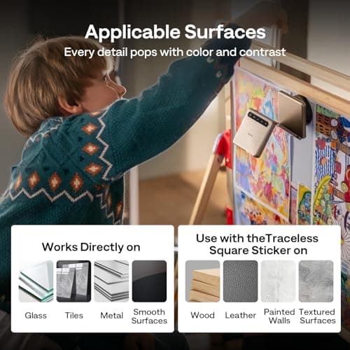 ZIP Tri-Fold DLP Mini Projector Bundle with MagPlay Mount, Zero-Lag Focus, One-Click Screen Mirroring, Full-Screen Mode, Type-C Fast Charging, 5,000mAh Battery, Grey — view 4