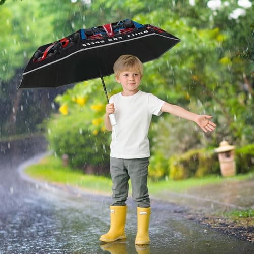 alldomess Kids Automatic Umbrella，Folding Umbrella for Girls & Boys — view 6