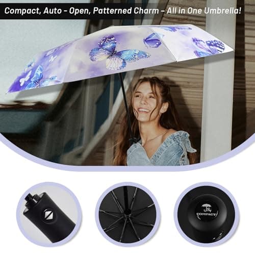 SY COMPACT Travel Umbrella Windproof Automatic Unbreakable UV Protection — view 5
