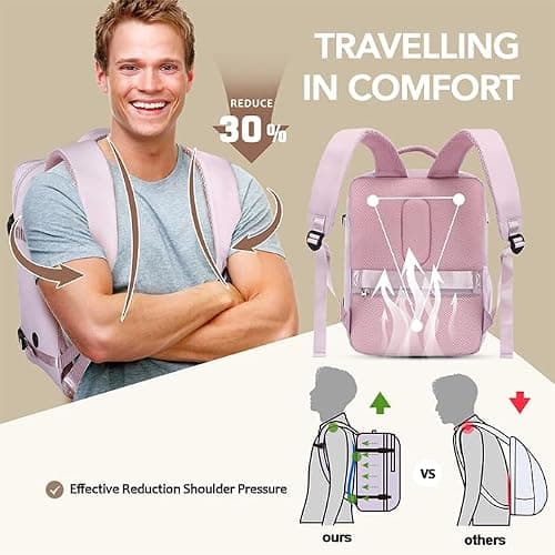 Xkdoai for Ryanair Cabin Bags 40x30x20, Travel Backpack Womens — view 3