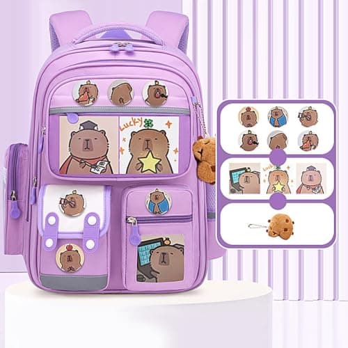 Travel Bookbag Hamster Multi-Compartment Waterproof Backpack Colorful Bag — view 4