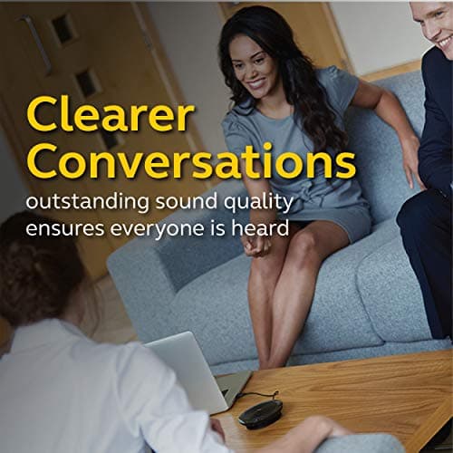 Jabra Speak 510 Speaker Phone - Unified Communications Certified Portable Conference Speaker with USB – Connect with Laptops, Smartphones and Tablets — view 3