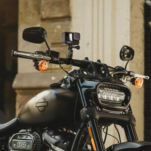 HSU Handlebar Mount for GoPro, 360 Degree Horizontal Rotation Bike Mount — view 3