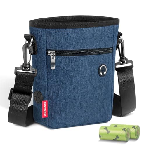 AEMIAO Dog Treat Pouch Magnetic Closure Dog Treat Bag with Poop Bags
