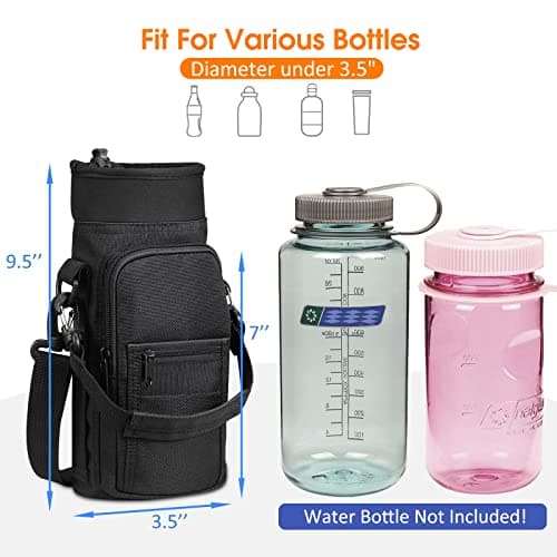 SITHON Water Bottle Carrier Bag with Adjustable Shoulder Strap — view 5