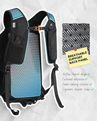 Waterfly Hiking Backpack 20L, Lightweight Outdoor Daypack, Water Resistant — view 6