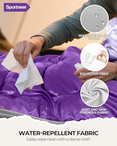 Sportneer Sleeping Bags for Adults - Kids Sleeping Bag 3-4 Season Lightweight Backpacking Sleeping Bag Cold Weather & Warm, Compact, Single Adult Girls Boys Camping Sleep Bag — view 6