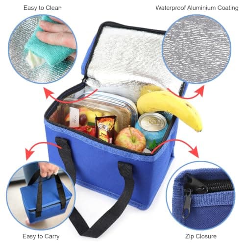 Fashion Stationery Insulated Lunch Bag, Polyester, Small Cooler — view 5