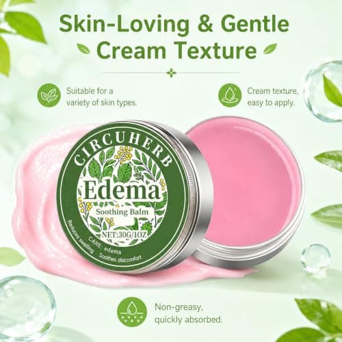Miracle Balm, Soothing Balm for Legs, Var-icose V-eins Cream with Peppermint & Green Tea, Body Cream to Swelling in Feet and Legs, Natural Ingredients Vegan Skincare (1PCS) — view 4
