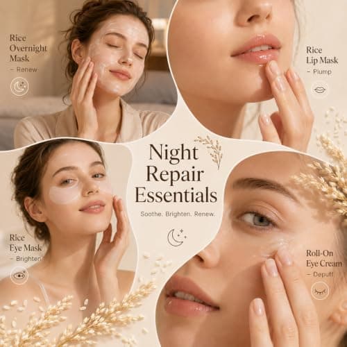 20PCS Rice Skincare Set for Women, Face Care & Pamper Gift Set — view 4