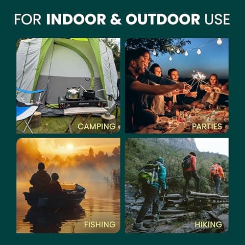 Green Haven Camping Cooker | Portable Gas Stove Single Burner & Carry Case — view 5