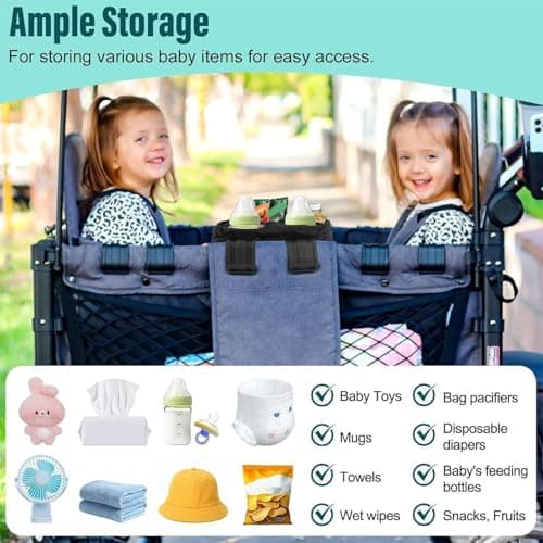 Stroller Tray Attachment Adapter Non-Slip Quick-Release Cup Holder — view 4