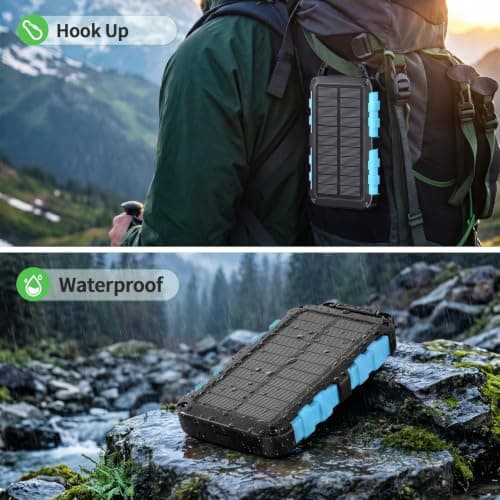WOWMVP Solar Power Bank 26800mAh 22.5W Fast Charging Portable Charger — view 4