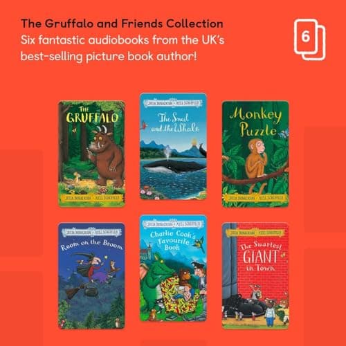 Yoto Mini Gruffalo Travel Bundle - Kids Screen-Free Bluetooth Audio Player with The Gruffalo Audio Card, Wired Headphones, Carry Case and Fruit Punch Adventure Jacket | Screen-Free Listening On the Go — view 3