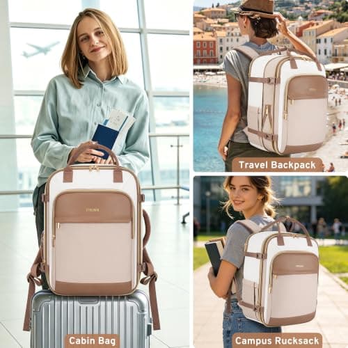 ETRONIK for Ryanair Cabin Bags 40x30x20, 24L-30L Expandable Travel Backpack — view 6