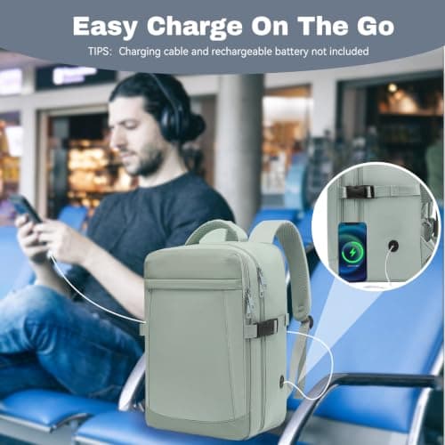 Xkdoai 30L for Easyjet Cabin Bag 45x36x20 Underseat Backpack Hand Luggage — view 3