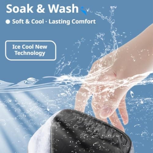 Cooling Towel, Lightweight & Reusable Water-activated Neck Cooling Wrap Cold Towels for Hot Weather Fast Relief 20+ Hours, Ice Bandana for Sports, Camping,Fishing, Outdoor Work, Beach Travel (Yellow) — view 4