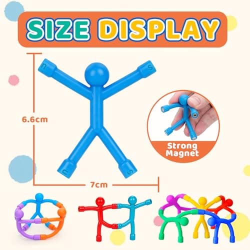 Magnetic Fidget Travel Toys for Kids Age 3-8 Year Old, 5Pcs Magnet Figures — view 3