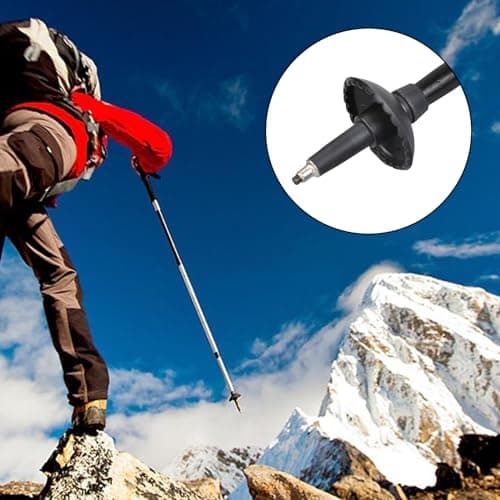 6Pcs Useful Trekking Pole Snow Basket Durable Portable Snow Basket Trekking Pole Replacement Accessory Walking Pole Mud Baskets for Hiking Walking Stick — view 6